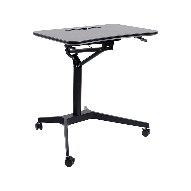 TH01-3 iPad (cu picioare plate) Birou pneumatic reglabil pe înălțime