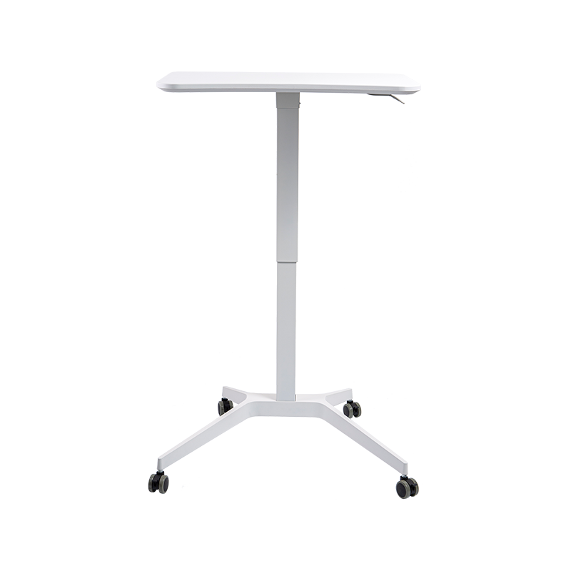 Birou pneumatic reglabil pe înălțime TH07 (coloană pătrată cu tuburi de aluminiu)